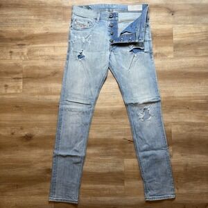Diesel Light Blue Slim Men Jeans